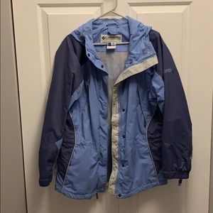 Columbia Periwinkle Coat- weather resistant